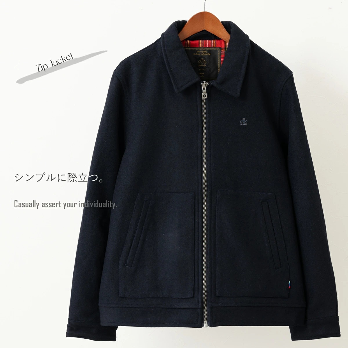 ��륯����ɥ� ��� ���㥱�å� Merc London W1 �ץ�ߥ��� ������ ���å� �������ͥ��ӡ� Jacket ���㥱�å� ��å��ե��å���� 