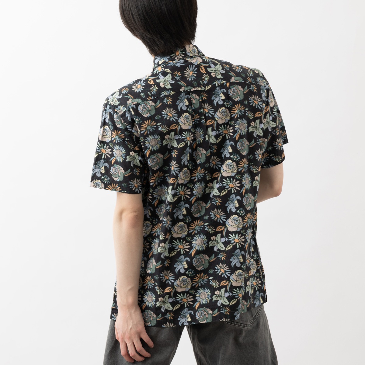 Ben Sherman �٥󥷥㡼�ޥ� Ⱦµ����� ���� �֥�å� CARNABY FIT ���åȥ� �ե������ ��˥��å���