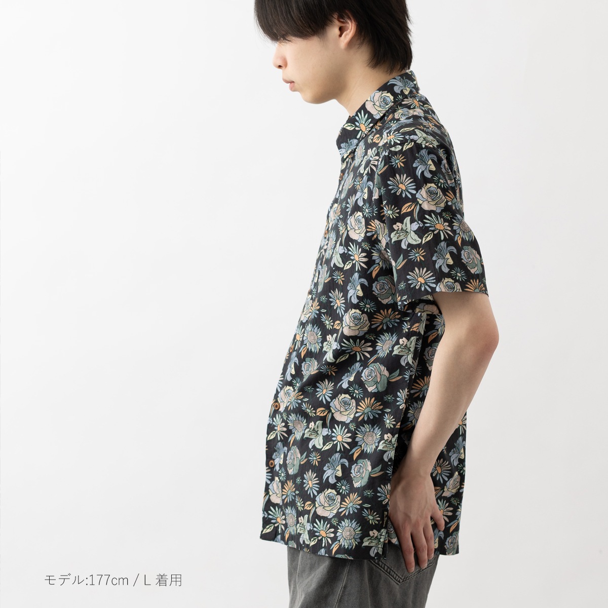 Ben Sherman �٥󥷥㡼�ޥ� Ⱦµ����� ���� �֥�å� CARNABY FIT ���åȥ� �ե������ ��˥��å���