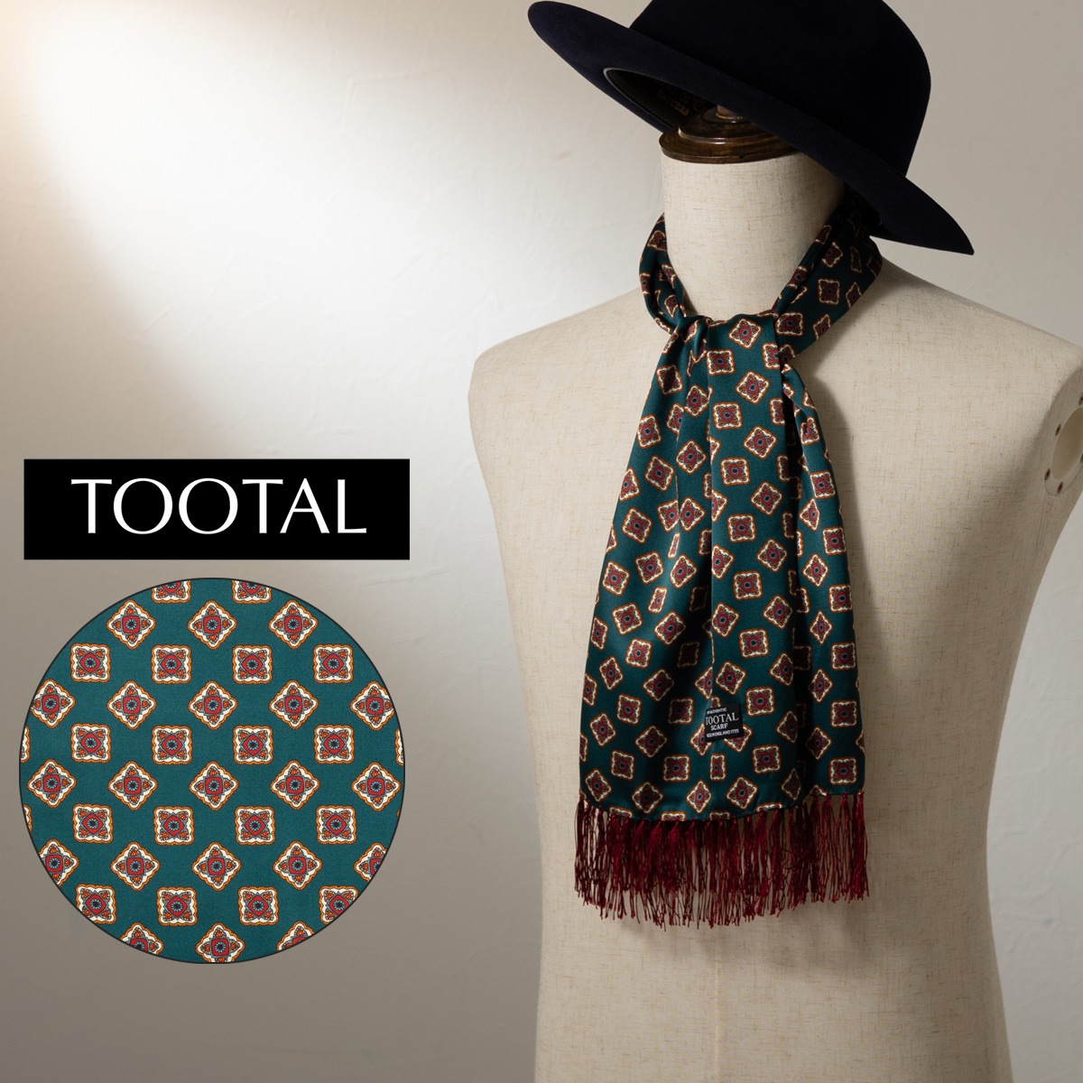 Tootal Vintage ��˥��å��� �ԥ奢 ���륯 �������� ������ȥ�å� �ѥ��� �ȥ������� ������ơ��� ��˥��å��� 