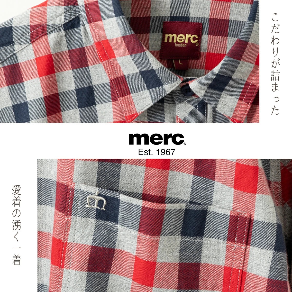 ��륯����ɥ� �����å��� Ĺµ����� Merc London �ե��ͥ� �ͥ��ӡ� ��å� ���åȥ� ��å��ե��å����