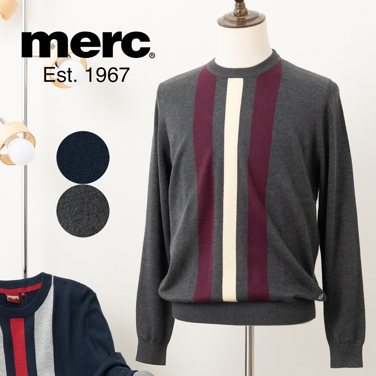 ��륯����ɥ� �˥å� �������� ���ȥ饤�� Merc London �ޡ�����㥳���� �ͥ��ӡ� �ȥåץ� ��ȥ� ��å�