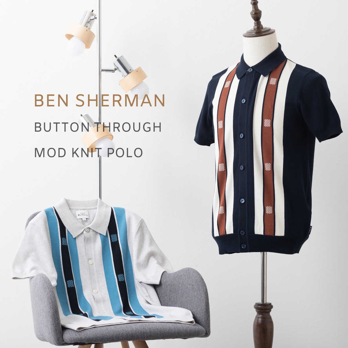 ベンシャーマン Ben Sherman ,ポロシャツ Tシャツ | ポロシャツ 半袖 