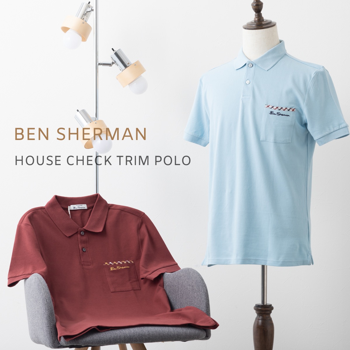 ベンシャーマン Ben Sherman ,ポロシャツ Tシャツ | ポロシャツ 半袖 