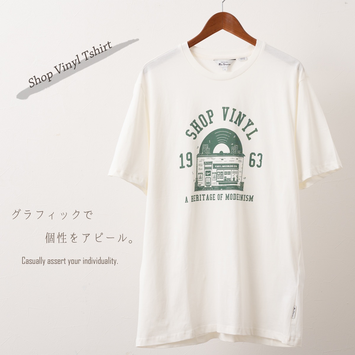 Ben Sherman �٥󥷥㡼�ޥ� ����ե��å� �ץ��� T����� Ⱦµ ���Ρ��ۥ磻�� ����åץ������ʥ꡼ �ӥˡ��� �쥳���� �������˥å����åȥ� ����ץ� �ץ��� �쥮��顼�ե��å�