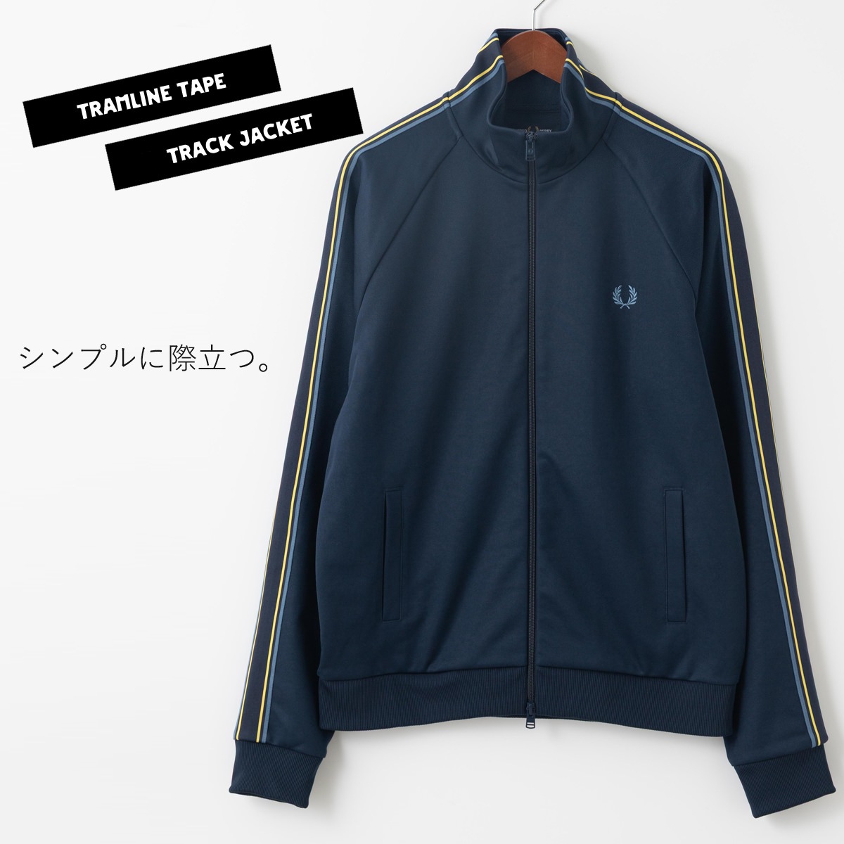 Fred Perry �ե�åɥڥ꡼ �ȥ�å����㥱�å� ���㡼��  �饤�� ���åץ��롼 ��˥��å���