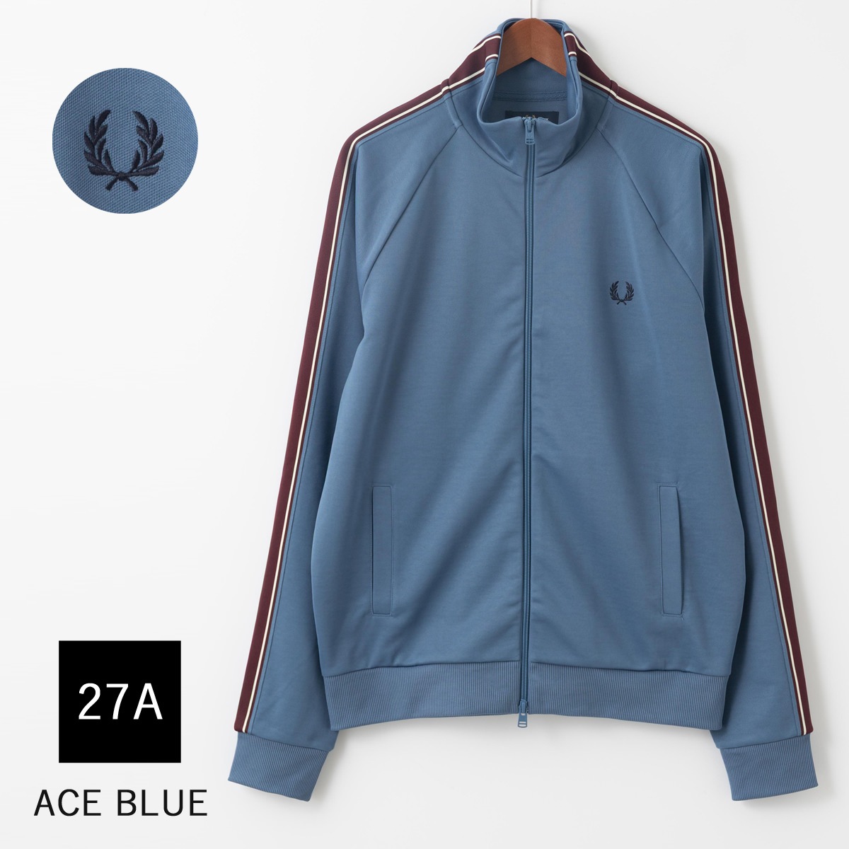 Fred Perry �ե�åɥڥ꡼ �ȥ�å����㥱�å� ���㡼��  �饤�� ���åץ��롼 ��˥��å���