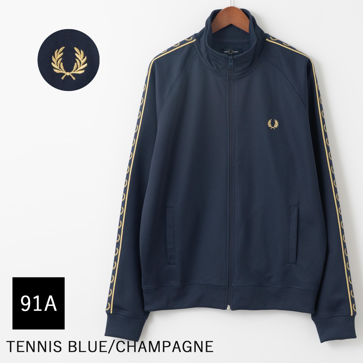 Fred Perry �ե�åɥڥ꡼ �ȥ�å����㥱�å� ���㡼�� �������꡼���ơ��� ��˥��å���