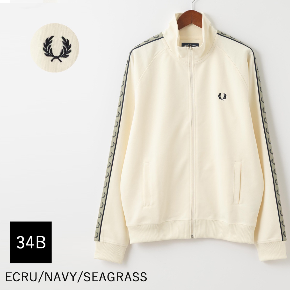Fred Perry �ե�åɥڥ꡼ �ȥ�å����㥱�å� ���㡼�� �������꡼���ơ��� ��˥��å���