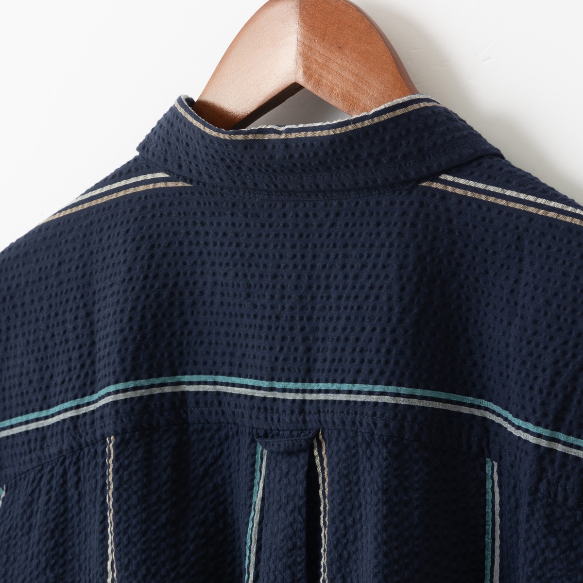 Ben Sherman �٥󥷥㡼�ޥ� Ⱦµ����� �������å��� ���ȥ饤�� �����ܥ꡼ �������ͥ��ӡ� CARNABY FIT ���åȥ� ��˥��å���