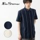 Ben Sherman �٥󥷥㡼�ޥ� Ⱦµ����� �������å��� ���ȥ饤�� �����ܥ꡼ �������ͥ��ӡ� CARNABY FIT ���åȥ� ��˥��å���