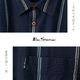 Ben Sherman �٥󥷥㡼�ޥ� Ⱦµ����� �������å��� ���ȥ饤�� �����ܥ꡼ �������ͥ��ӡ� CARNABY FIT ���åȥ� ��˥��å���