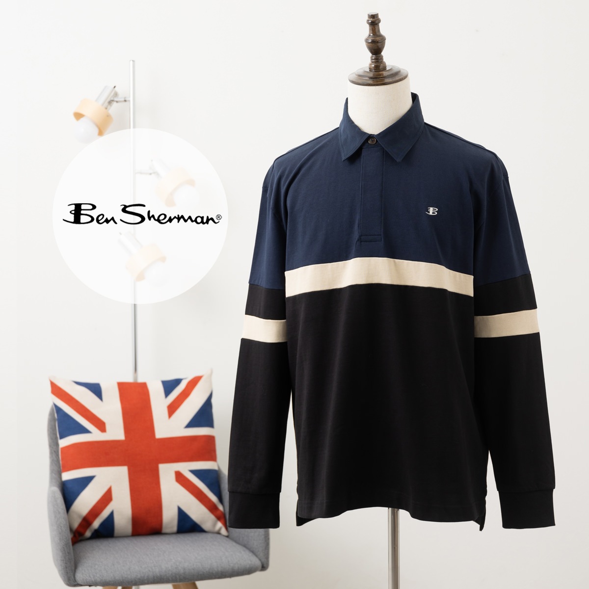 Ben Sherman �������å� �饰�ӡ������ ���顼�֥��å� ���ȥ饤�� �٥󥷥㡼�ޥ� �������ͥ��ӡ� �֥�å� ���åȥ� ���å����ե��å�