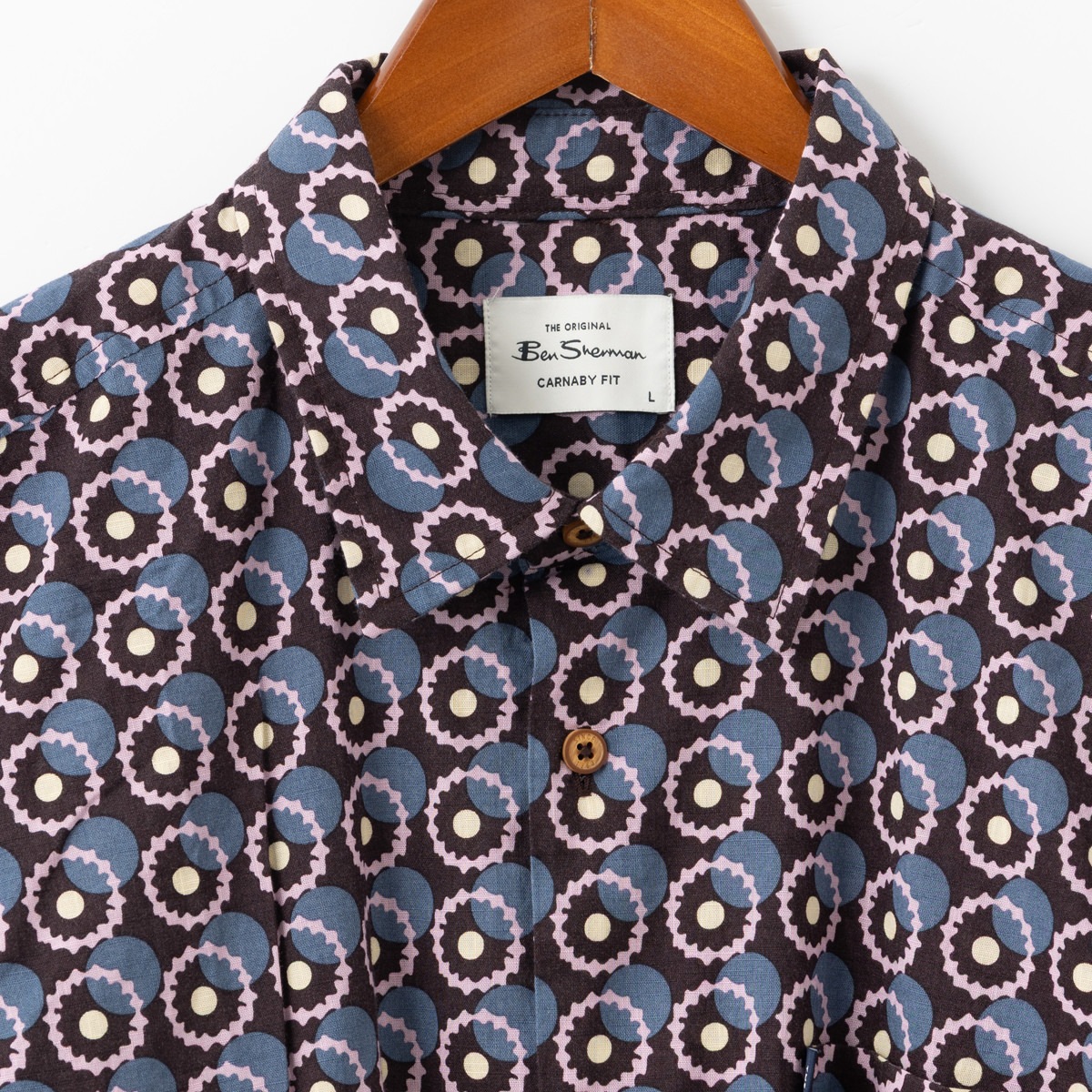 Ben Sherman �٥󥷥㡼�ޥ� Ⱦµ����� �����ץ��� �����ҡ� CARNABY FIT ���åȥ� ��˥��å���