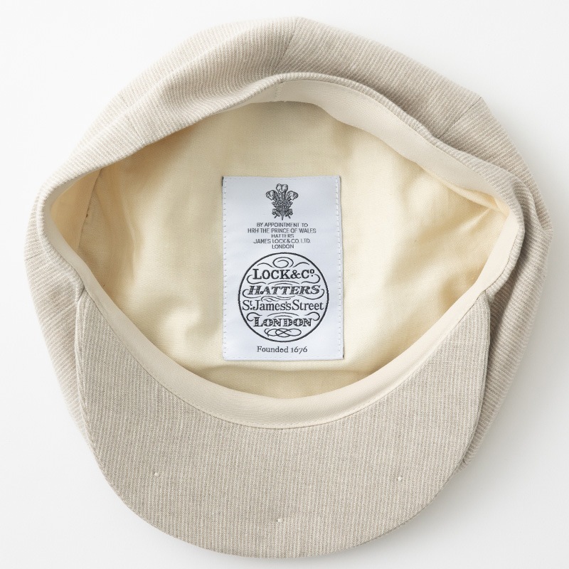 James Lock �������ॹ���å� ���㥹���å� SANDWICH �٥������ܡ�������å� ��ͥ� BEIGE STRIPE �١����� ���ȥ饤��