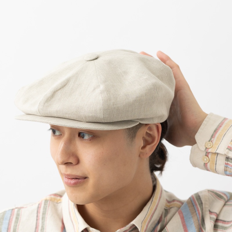 James Lock �������ॹ���å� ���㥹���å� SANDWICH �٥������ܡ�������å� ��ͥ� BEIGE STRIPE �١����� ���ȥ饤��