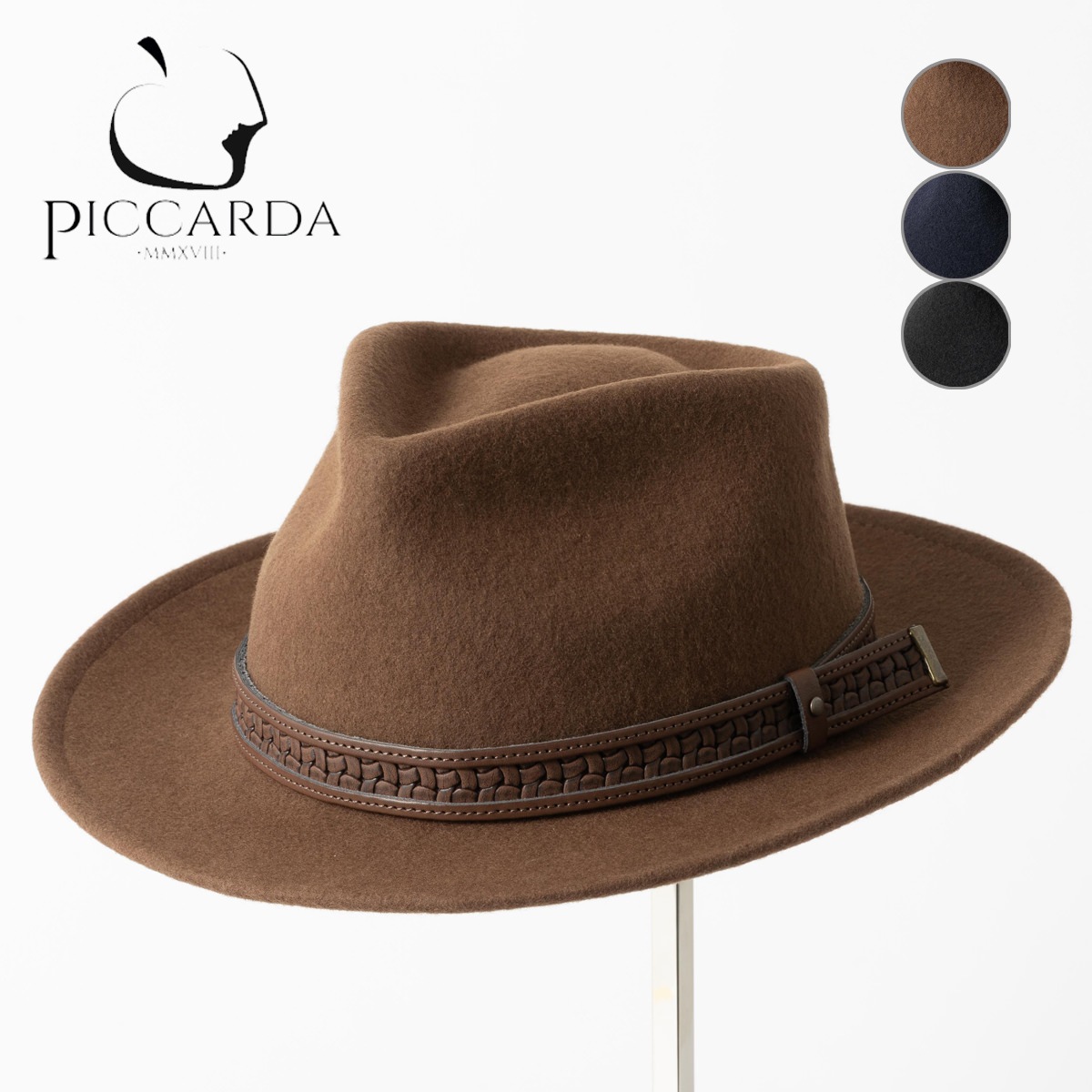 PICCARDA �ե���ȥϥå� �����ꥢ�� ������ե���� ���ޤ�ϥå� �ԥå���� Made in ITALY ˹�� �֥롼 ������  �͡��� ��˥��å���