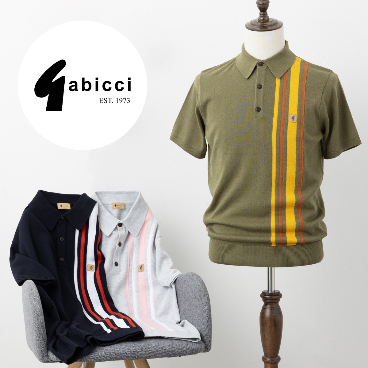 服飾,シャツ 半袖 ポロ Tシャツ,ポロシャツ | Gabicci メンズ