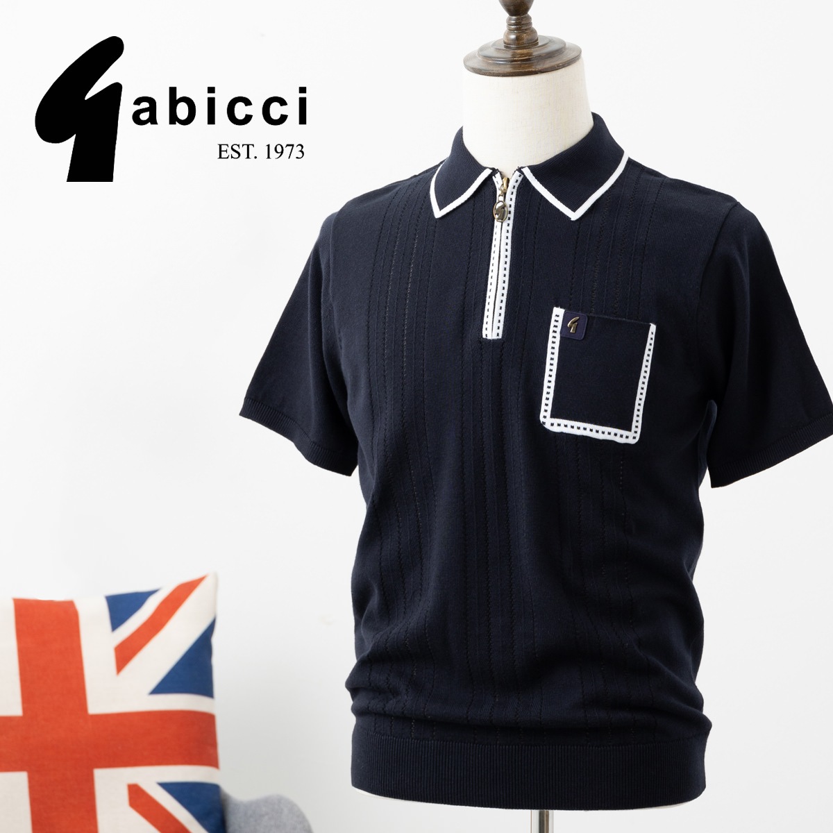 Gabicci ��� �ݥ������ Ⱦµ �˥åȥݥ� ���å� ���ӥå� �ƥ��åץ饤�� �ȥ�� �ͥ��ӡ�