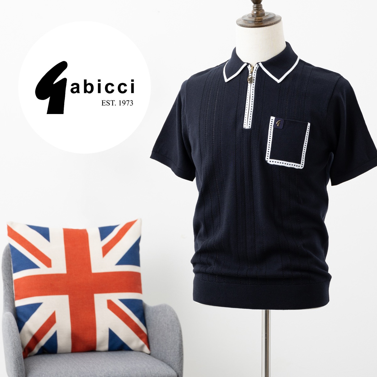 Gabicci ��� �ݥ������ Ⱦµ �˥åȥݥ� ���å� ���ӥå� �ƥ��åץ饤�� �ȥ�� �ͥ��ӡ�