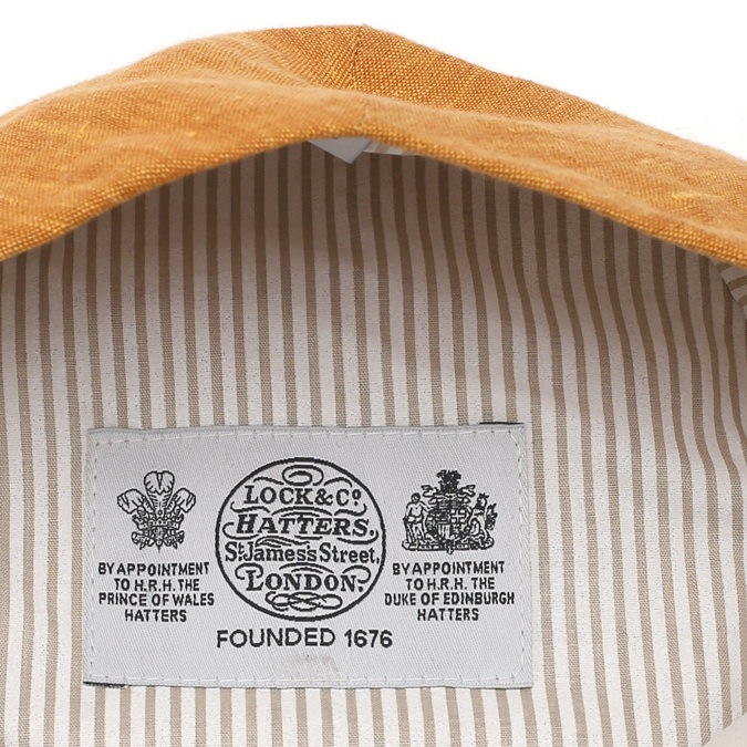 【リネン100%】ジェームスロックハッターズ ハンチング キャスケット James Lock ＆ Co． Hatters ジェームスロック キャスケット