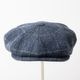 James Lock ॹå 㥹å SANDWICH ٥ܡå  BLUE HERRINGBONE WINDOWPANE ֥롼 إܡ ɥڥ