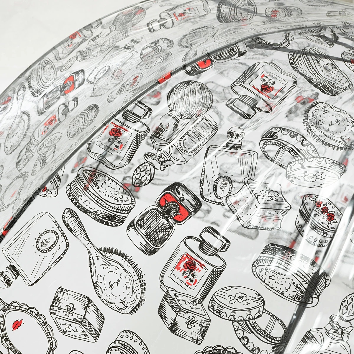 �ե�ȥ� �� ��륮�ͥ� �� Lulu Guinness x FULTON ����� �С��ɥ����� Ĺ�� ��å� ��å� ��ǥ����� ���ե� �ȥ�å�