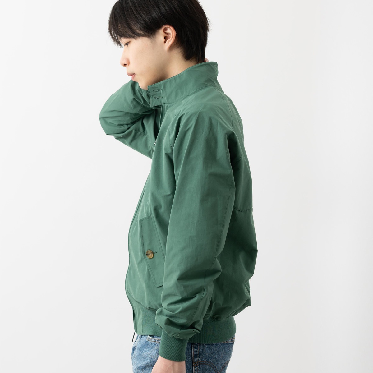 �Х饯���� Baracuta G9 ���ꥸ�ʥ� �ϥ��ȥ󥸥㥱�å� ���� �����󥰥ȥå� �٥���֥롼 �ѹ���