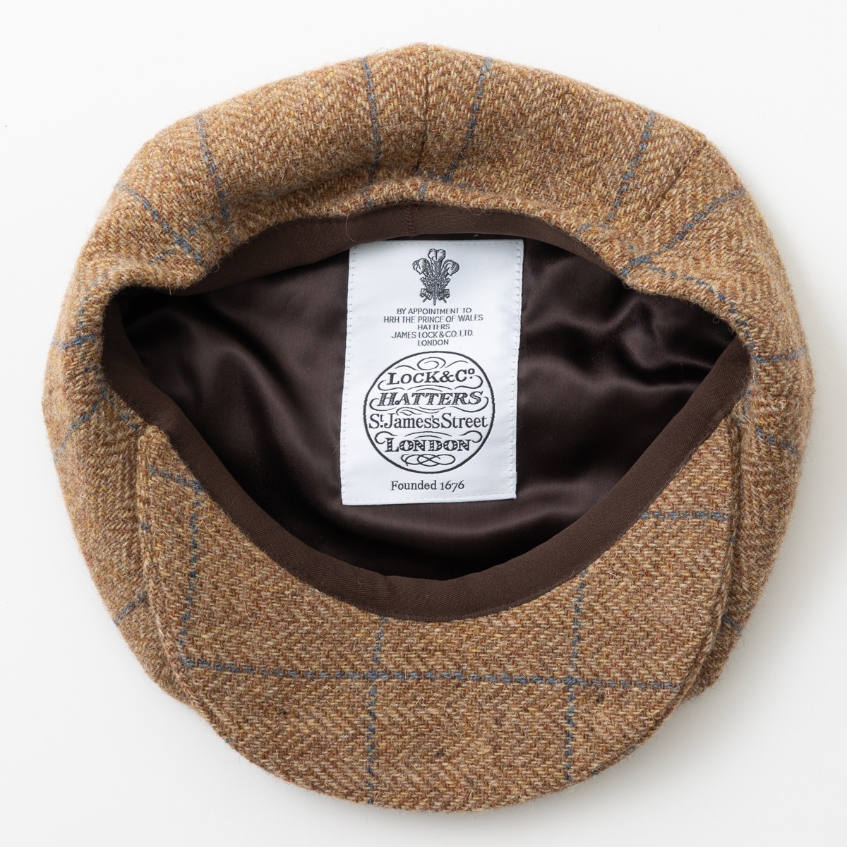 James Lock �������ॹ���å� ���㥹���å� SANDWICH �٥������ܡ�������å� ������ TAN HERRINGBONE WINDOWPANE ���� �إ��ܡ��� ������ɥ��ڥ�