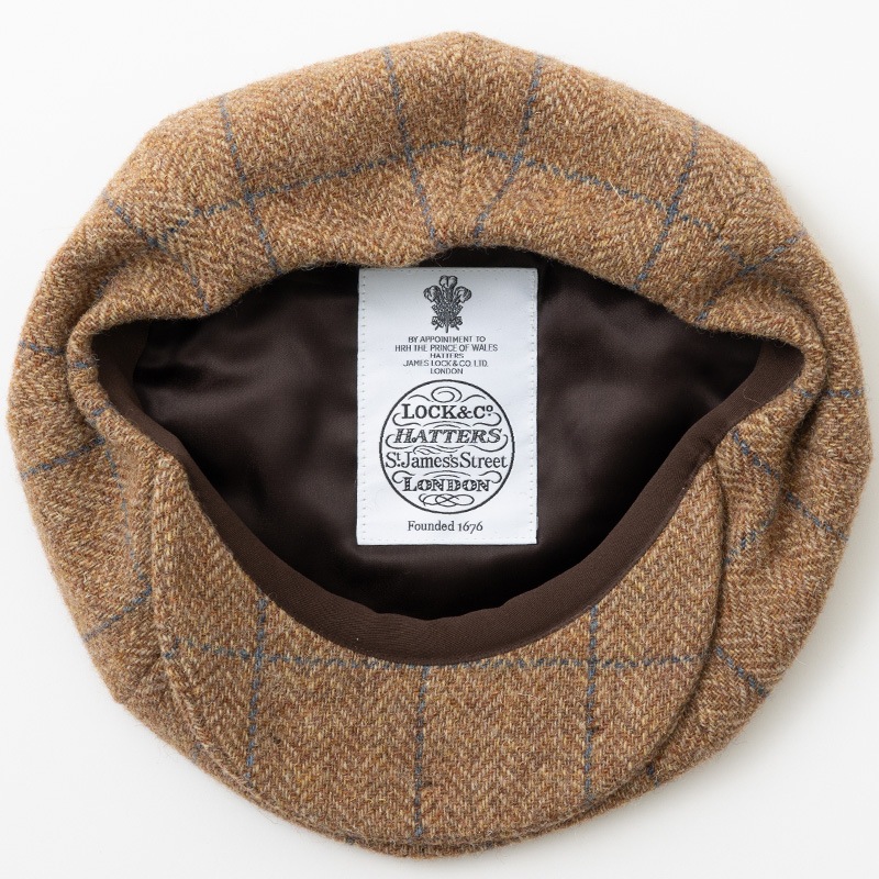 James Lock �������ॹ���å� ���㥹���å� MUIRFIELD �ߥ奢�ե������ �٥������ܡ�������å� ������ TAN HERRINGBONE WINDOWPANE ���� �إ��ܡ��� ������ɥ��ڥ�