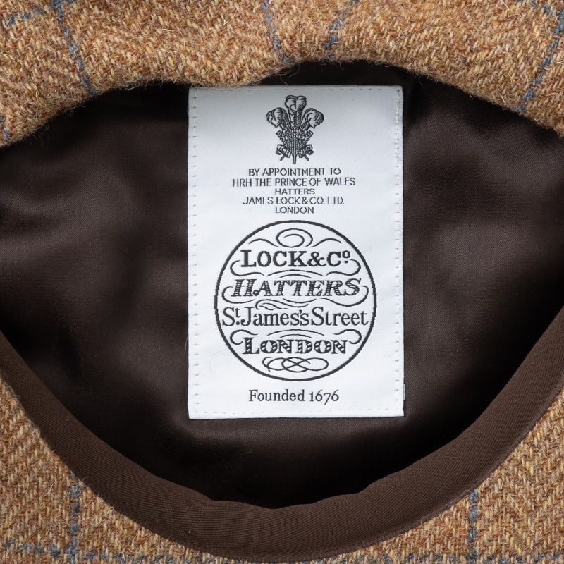 James Lock �������ॹ���å� ���㥹���å� MUIRFIELD �ߥ奢�ե������ �٥������ܡ�������å� ������ TAN HERRINGBONE WINDOWPANE ���� �إ��ܡ��� ������ɥ��ڥ�