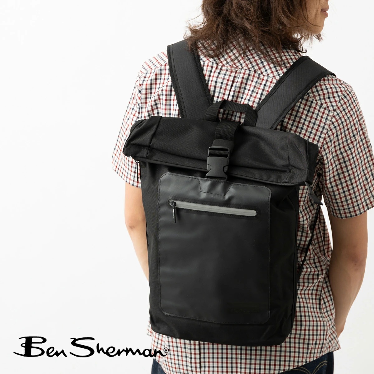 �٥󥷥㡼�ޥ� Ben Sherman ������ȥåץХå� �Хå��ѥå� �֥�å�