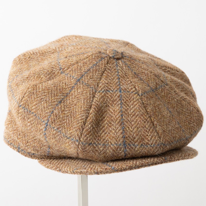 James Lock ॹå 㥹å TREMELO ȥ ٥ܡå  TAN HERRINGBONE WINDOWPANE  إܡ ɥڥ