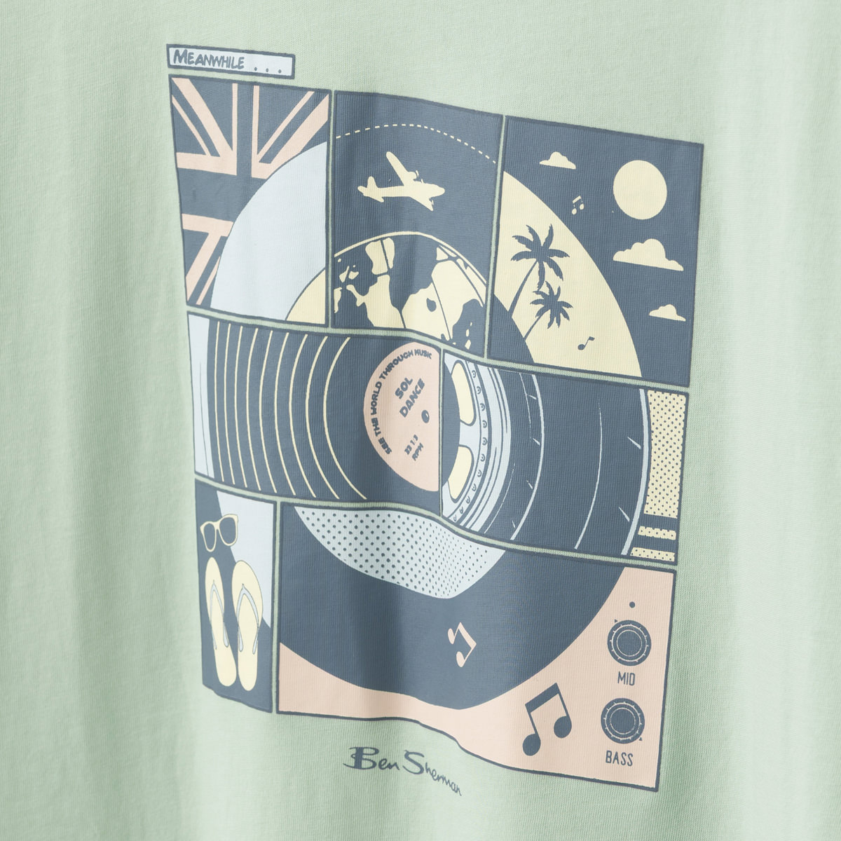 Ben Sherman �٥󥷥㡼�ޥ� T����� ���ߥå� �������åȥޡ��� �ߥ�� �쥮��顼�ե��å� ��˥��å���