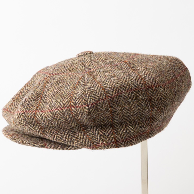 James Lock �������ॹ���å� ���㥹���å� MUIRFIELD �ߥ奢�ե������ �٥������ܡ�������å� ������ BROWN HERRINGBONE WINDOWPANE �֥饦�� �إ��ܡ��� ������ɥ��ڥ�