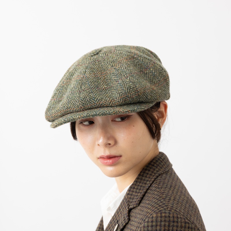 James Lock �������ॹ���å� ���㥹���å� SANDWICH �٥������ܡ�������å� ������ GREEN HERRINGBONE WINDOWPANE ���꡼�� �إ��ܡ��� ������ɥ��ڥ�