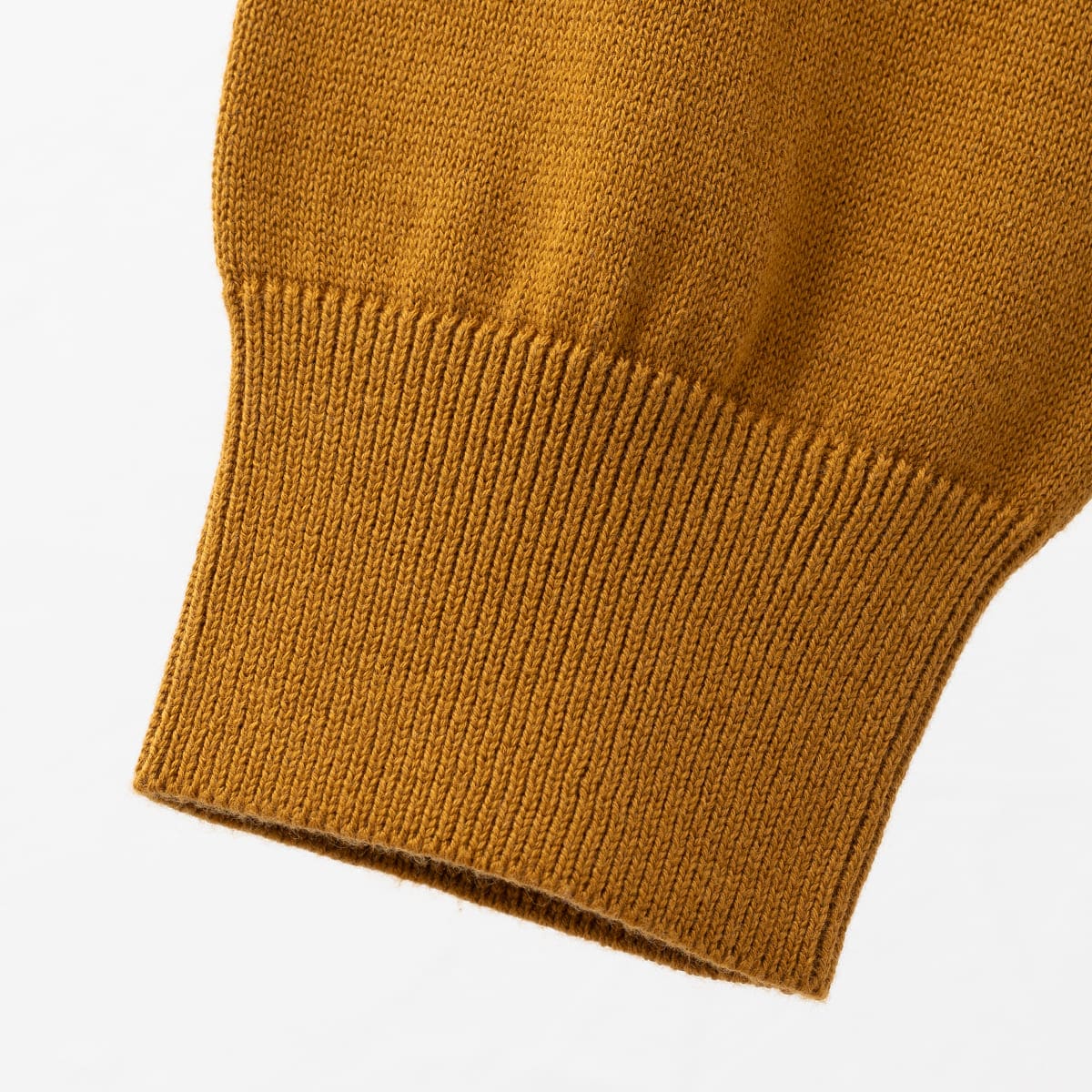 Baron Woolen Mills マスタード ジップセーターカーディガン