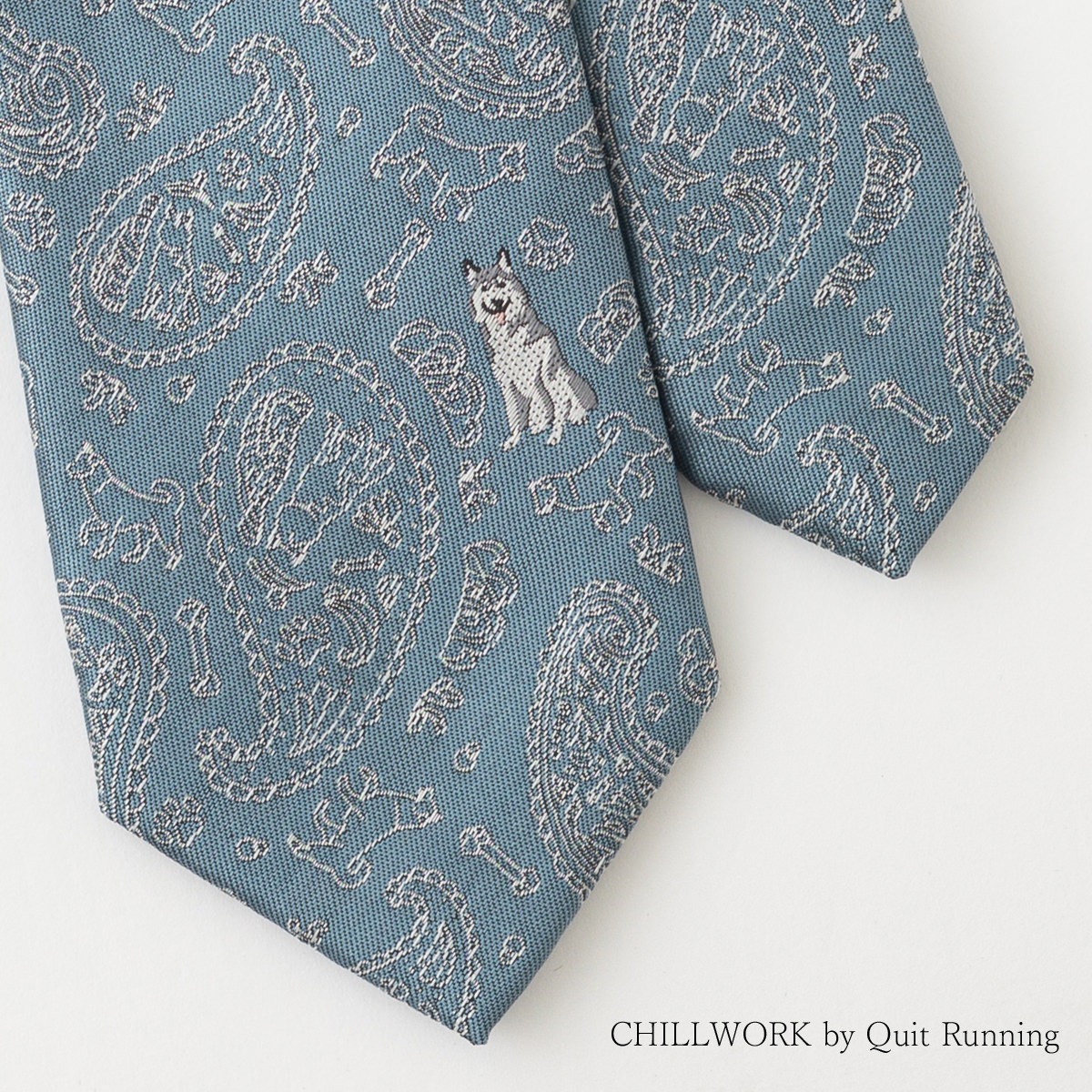 グッチ ネクタイ ワイド ペイズリー ボタニカル 植物 シルク 刺繍 藍色 光沢 a7dcc45cc1196ec5f51a91892ee678