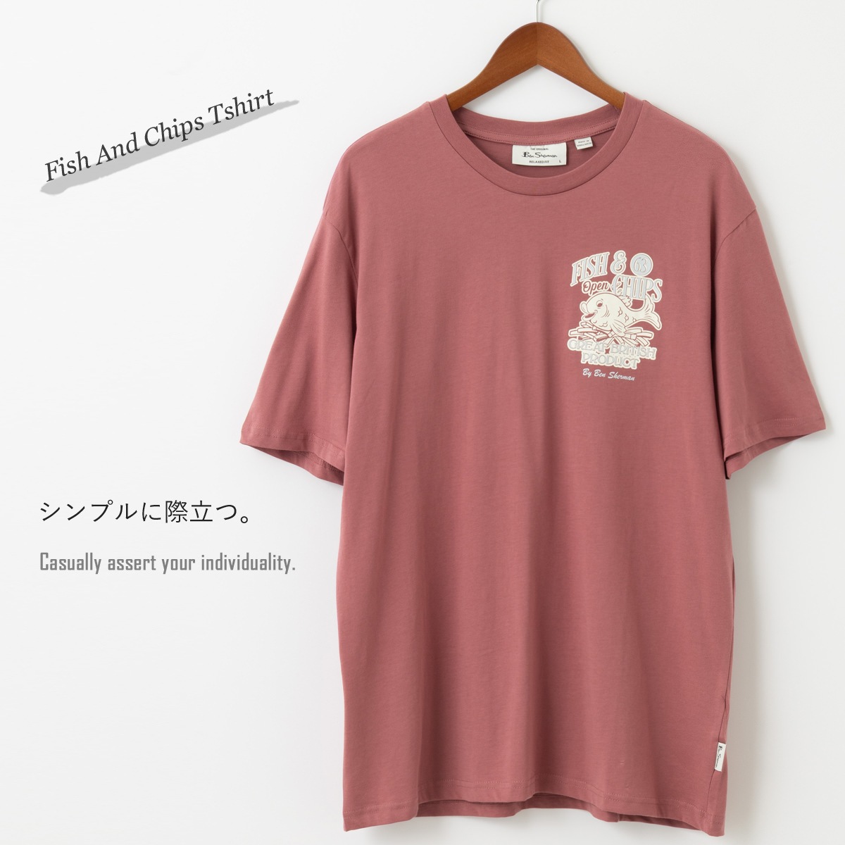 Ben Sherman �٥󥷥㡼�ޥ� T����� �Хå��ץ��� �饺�٥꡼ ���å����ե��å� ��˥��å���
