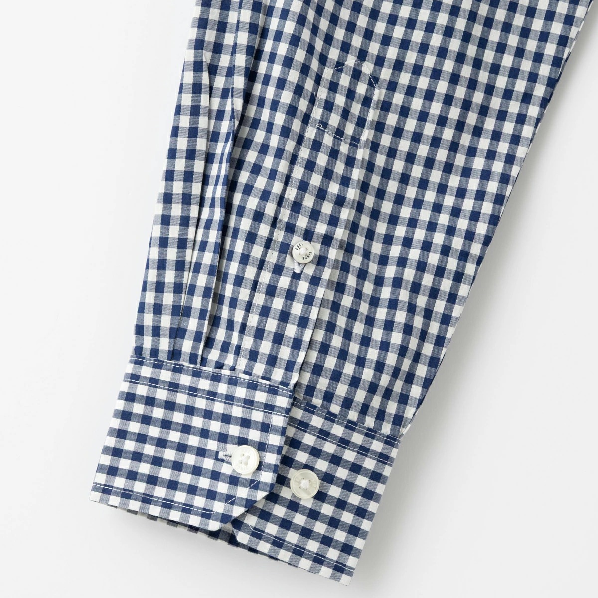 �٥󥷥㡼�ޥ� Ben Sherman Ĺµ����� ���󥬥�����å� �����å� �������֥롼 MOD FIT �ܥ�������� �������˥å�