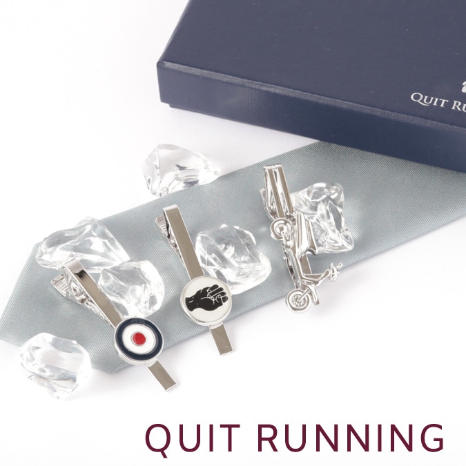 クイトランニング Quit Running,タイピン タイクリップ Quit Running