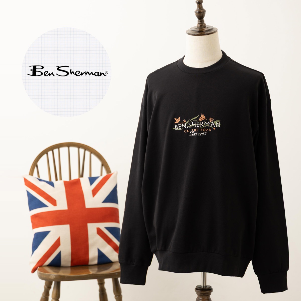 Ben Sherman �������å� ����֥������꡼���� �ե� �٥󥷥㡼�ޥ� �֥�å� ���åȥ� ���å����ե��å� 