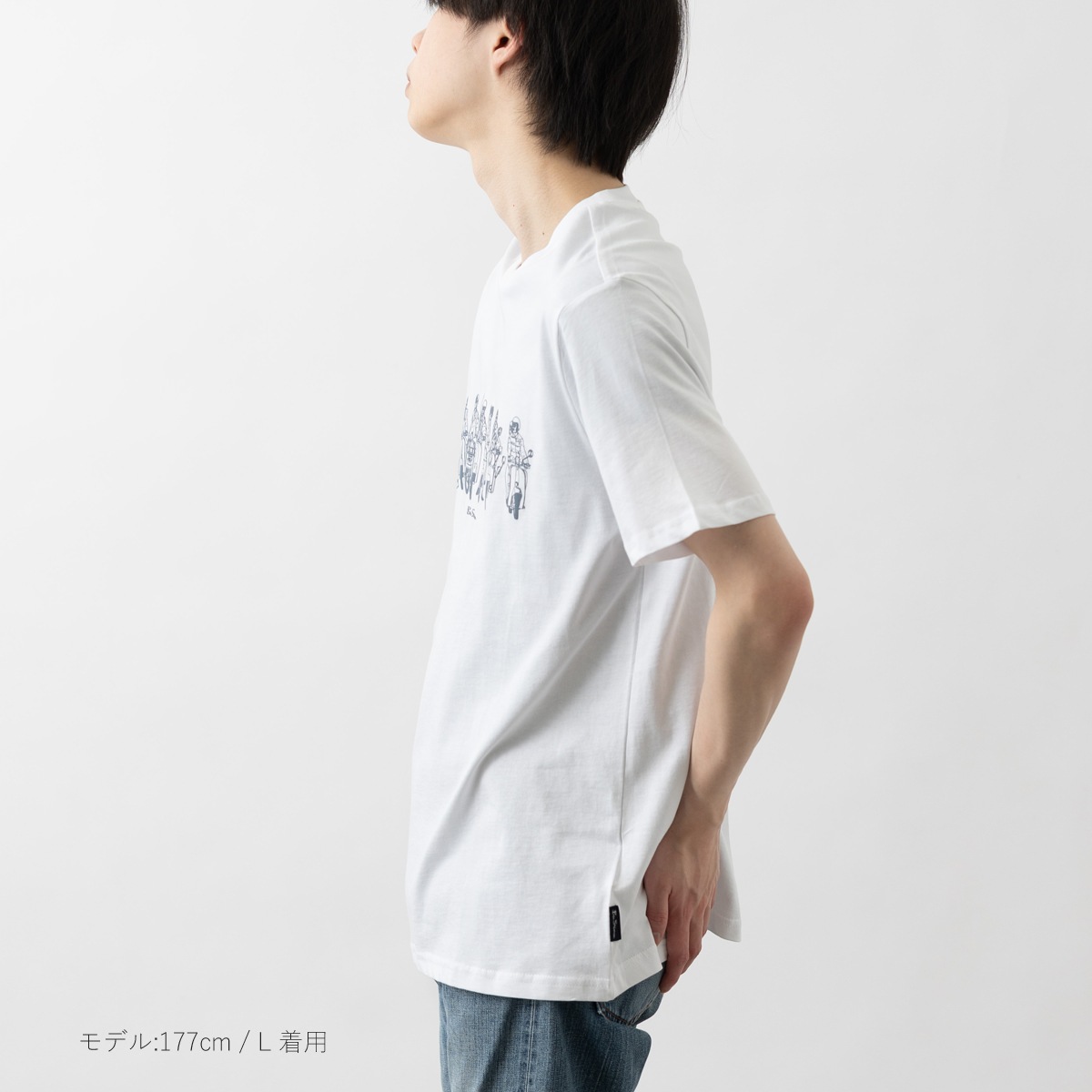 Ben Sherman �٥󥷥㡼�ޥ� T����� ���������� �ۥ磻�� �쥮��顼�ե��å� ��˥��å���