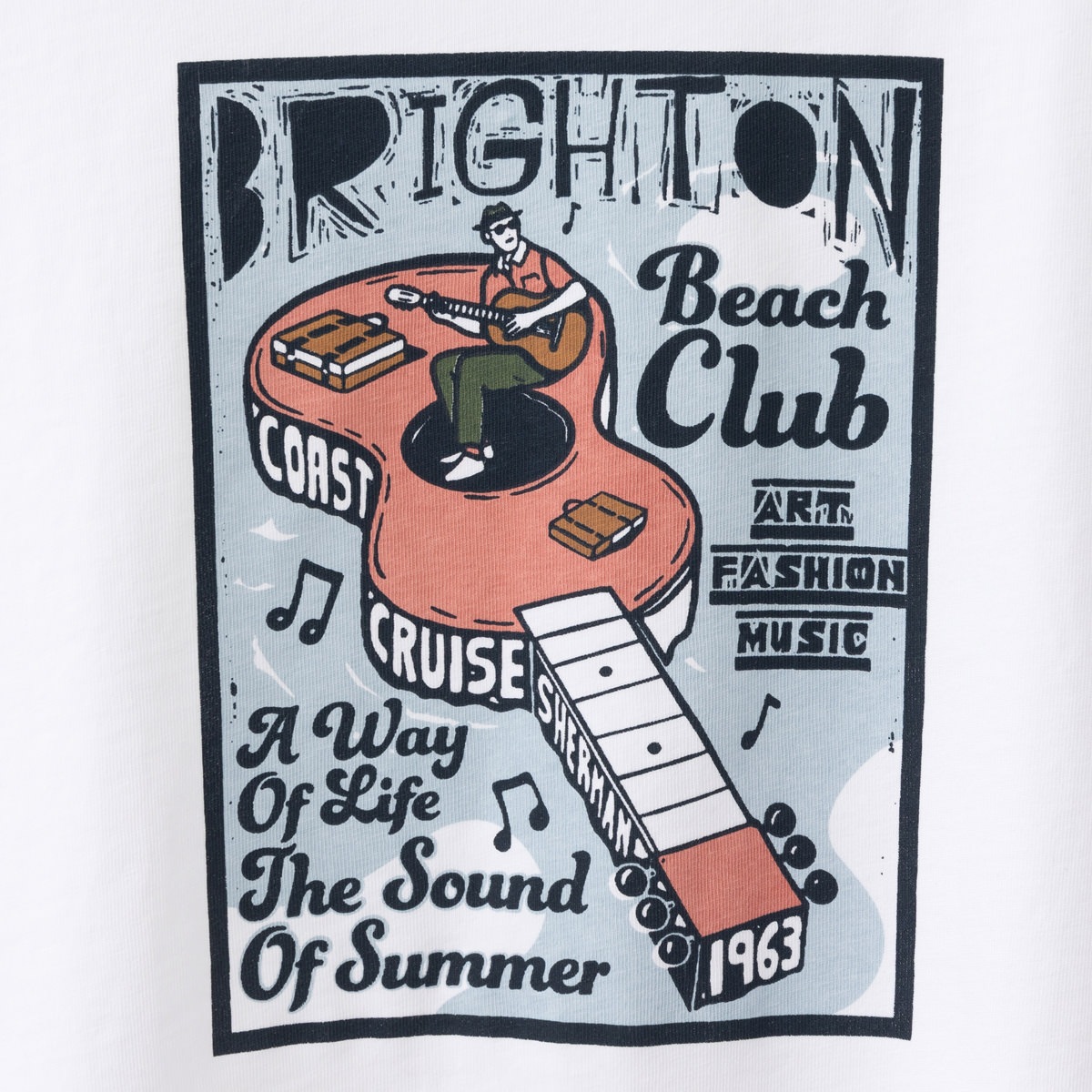 Ben Sherman �٥󥷥㡼�ޥ� T����� �ץ��� ������ �ܡ��� ����饯���� �������˥å����åȥ� Ⱦµ �쥮��顼�ե��å� �ۥ磻��