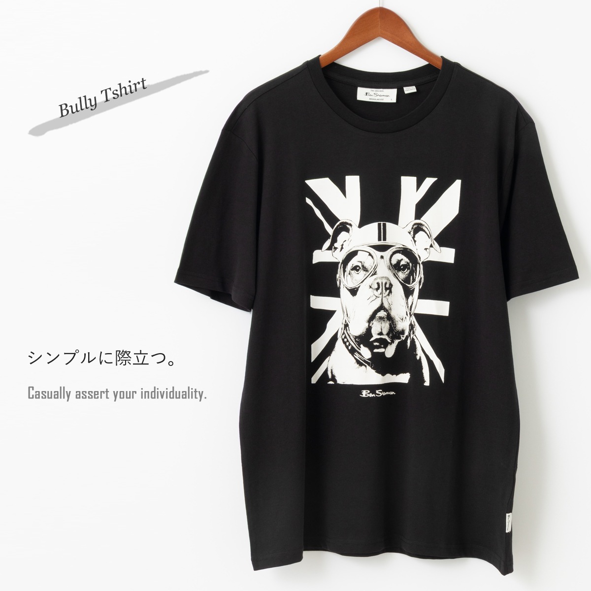 Ben Sherman �٥󥷥㡼�ޥ� T����� �֥�ɥå� �֥�å� �쥮��顼�ե��å� ��˥��å���