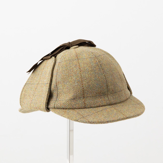 dunhillディアストーカー帽子 DAKS ダックス ウールタータン ハウスチェック ディアストーカー