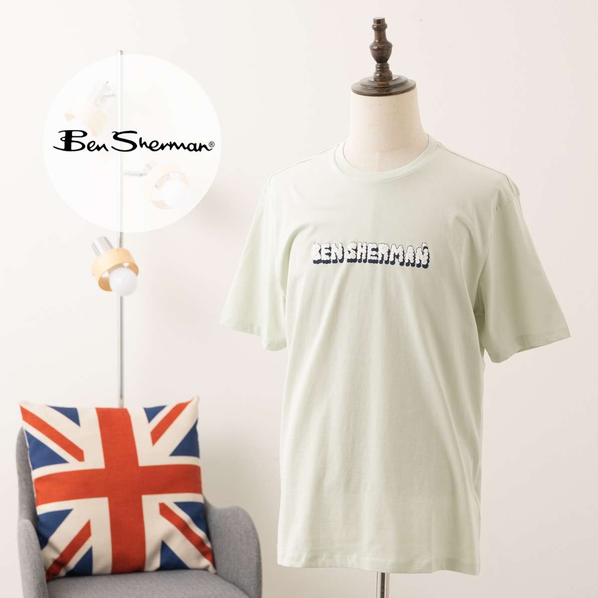 Ben Sherman �٥󥷥㡼�ޥ� T����� �Хå��ץ��� �쥳���� �ߥ塼���å� �������˥å����åȥ� Ⱦµ ���å����ե��å� �饤�ȥ��꡼��