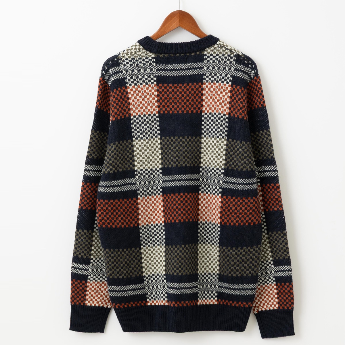 Ben Sherman �٥󥷥㡼�ޥ� ���롼�ͥå��������� �˥å� �������� ���㥬���� �����å� ���롼�ͥå� �������ͥ��ӡ�