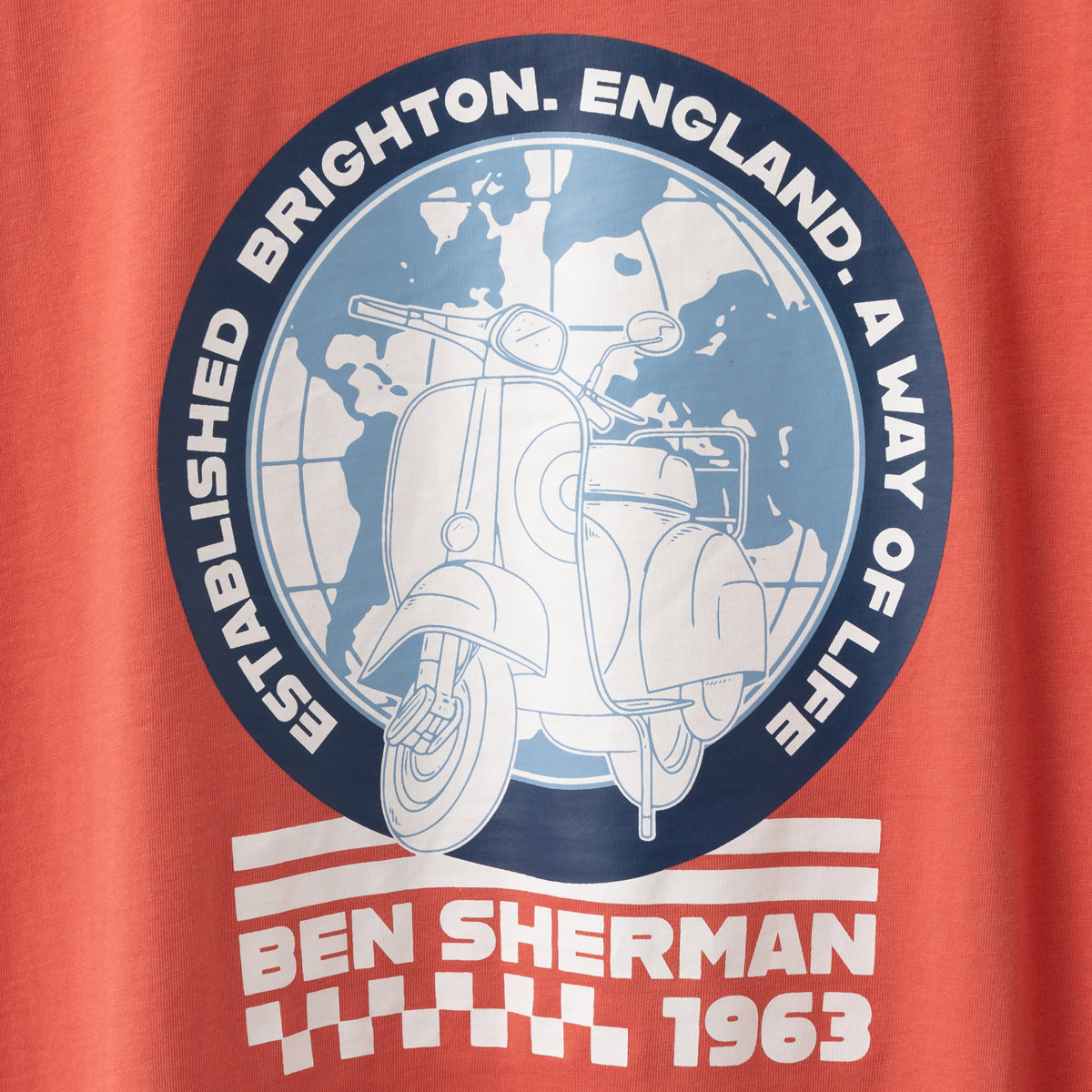 Ben Sherman �٥󥷥㡼�ޥ� T����� �ץ��� ���������� ���� �������˥å����åȥ� Ⱦµ �쥮��顼�ե��å� ���꡼��