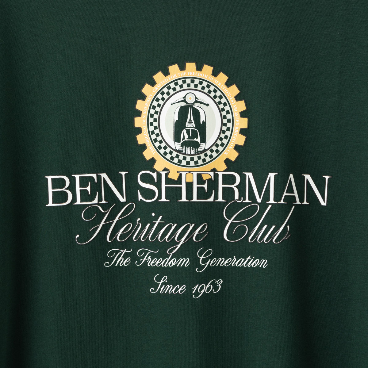 Ben Sherman �٥󥷥㡼�ޥ� T����� �������� �ե��쥹�� �쥮��顼�ե��å� ��˥��å��� 